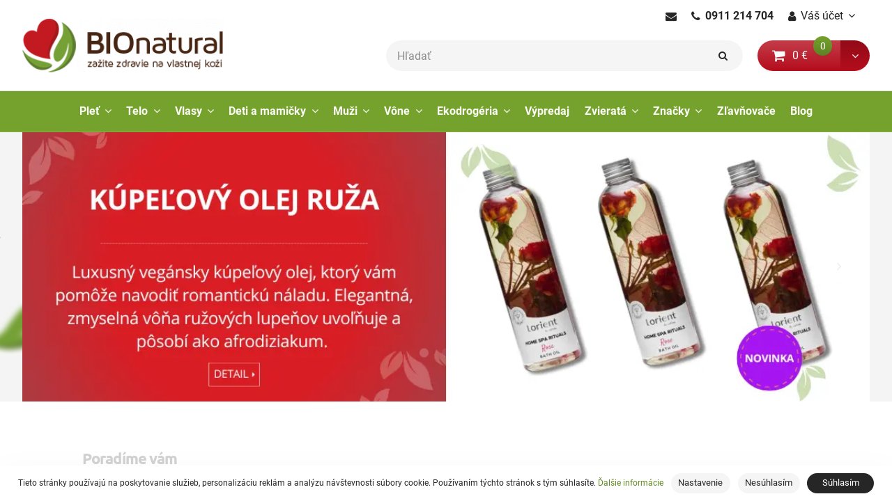 Screenshot of BioNatural.sk