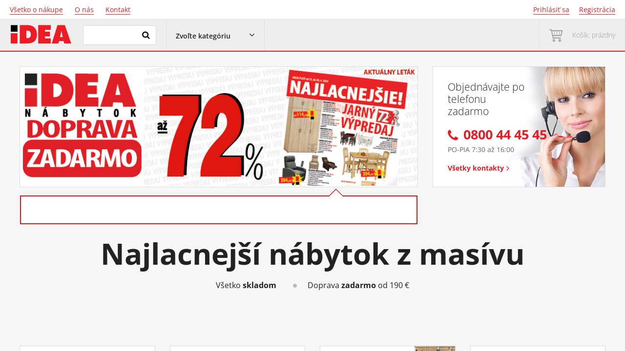 Screenshot of Idea-nabytok.sk