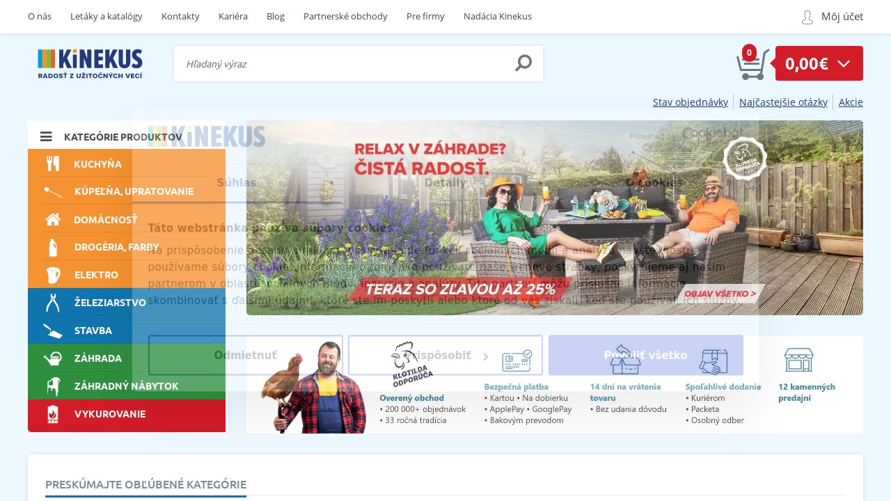 Screenshot of Kinekus.sk