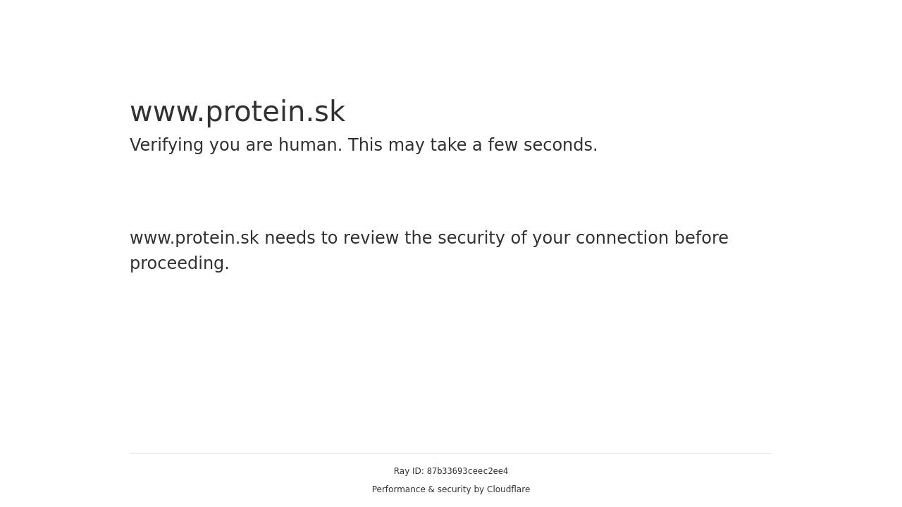 Screenshot of Protein.sk